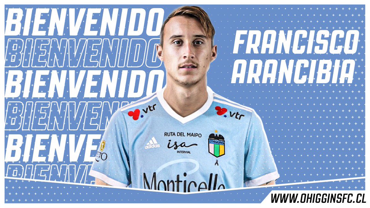 HinchadadelCapo's tweet photo. Francisco Arancibia es la segunda incorporación de O’Higgins para el 2020. El delantero será presentado este viernes junto a Roberto Gutiérrez en el Monasterio Celeste ⚽️ https://t.co/El0yU49k6Y