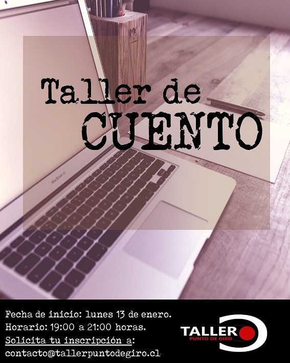 tallerptodegiro's tweet photo. ¡Comienza tu año escribiendo!
Taller de Cuento intensivo para principiantes 📚✒  #TallerEnero2020 @megustaleercl @AureaEdiciones1 @trayectobooks @BiblioLEA @lectorcl @BiblioConchali @Bibliometro https://t.co/k2d7QDadmG