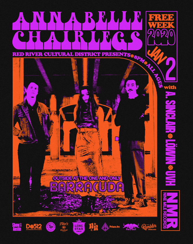 barracudaaustin's tweet photo. ๐ฎ #FREEWEEK | Jan 2nd-4th at #BarrysClub
๐ Jan 2: @NineMileRecords ft. #AnnabelleChairlegs @ASinclairBand @LowinATX #UVH // #TylerJordan #Loteria @StrangeLot
๐ Jan 3: @SAILORPOONBAND #DirtPile #HOTMOM #Scan @RokyMoon @milkrattlesnake #PussyGillette @13th_lord
#DefendRedRiver https://t.co/1VaujOzO5S