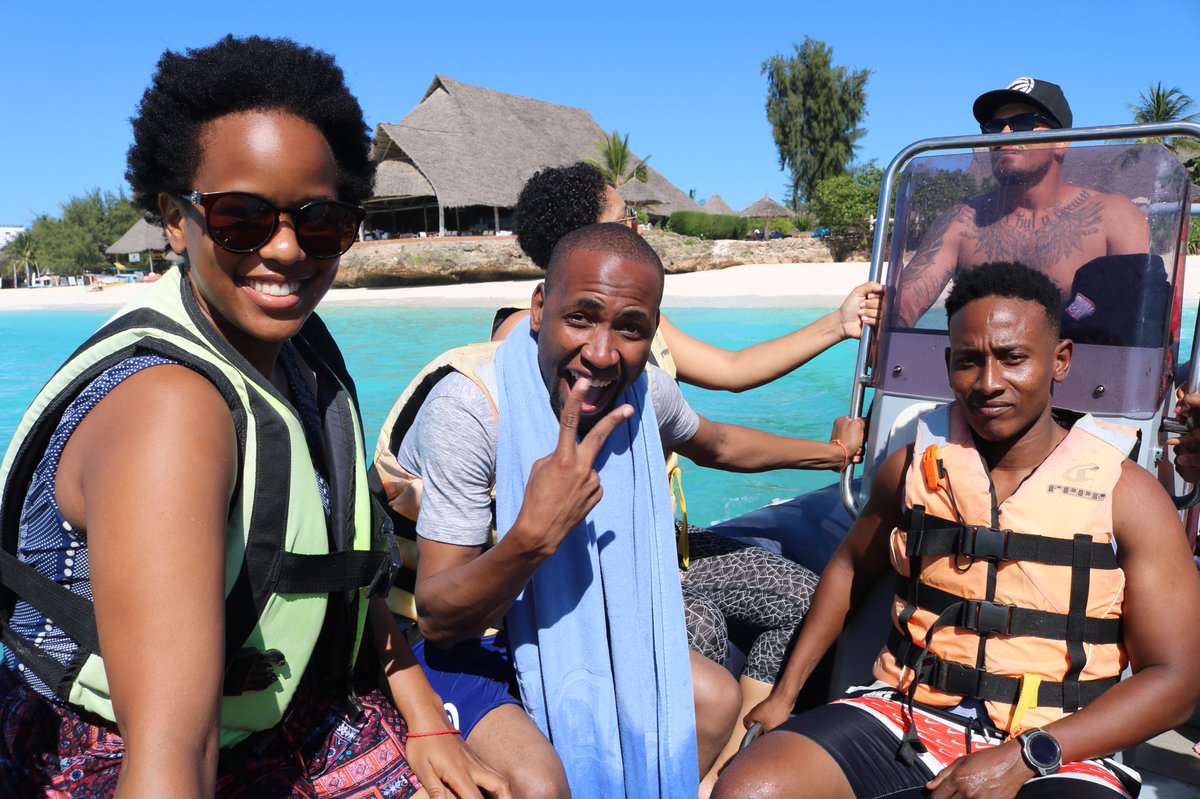 EmpowerLtd's tweet photo. ✅ we navigated the Wibit floating obstacle course 
✅ Rode Jet Skis 
✅ Kayaked 
✅ Dined al-fresco 
✅ Danced &amp; Celebrated our amazing team 

#EmpowerChangeLives #GrowthMindset #TrainingTheNation🇹🇿 

2/2 https://t.co/gwo2RCACGF