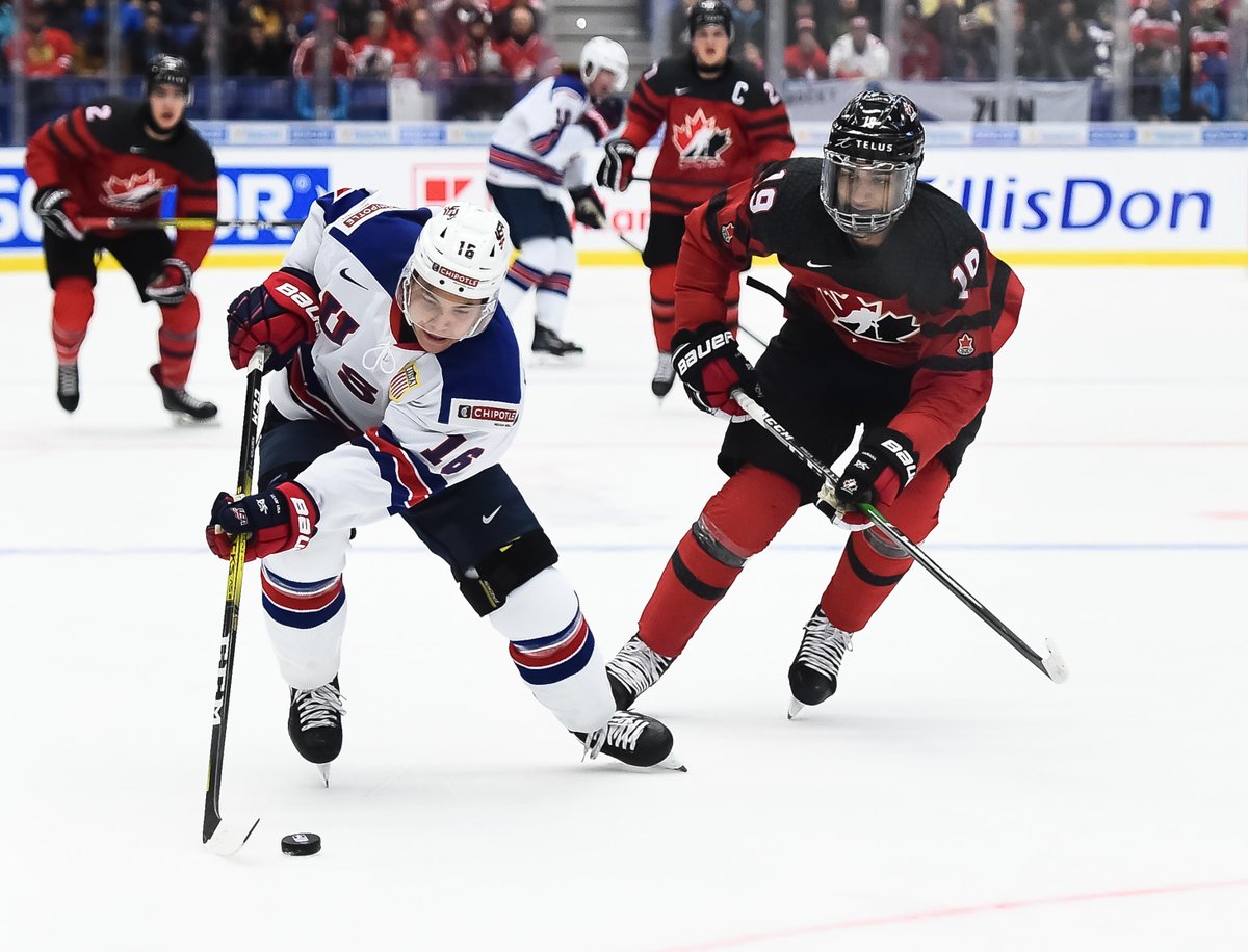 PetesOHLhockey's tweet photo. A job well done, @nickrob2001 👏🇺🇸

Nick finished the 2020 #WorldJuniors fourth in Team @usahockey scoring with 2 goals, 3 assists, and 5 points in 5 games. He'll be eligible to play in next year's tournament.

Photos: Andrea Leigh Cardin/HHOF-IIHF Images https://t.co/3QoOF3o5Yk