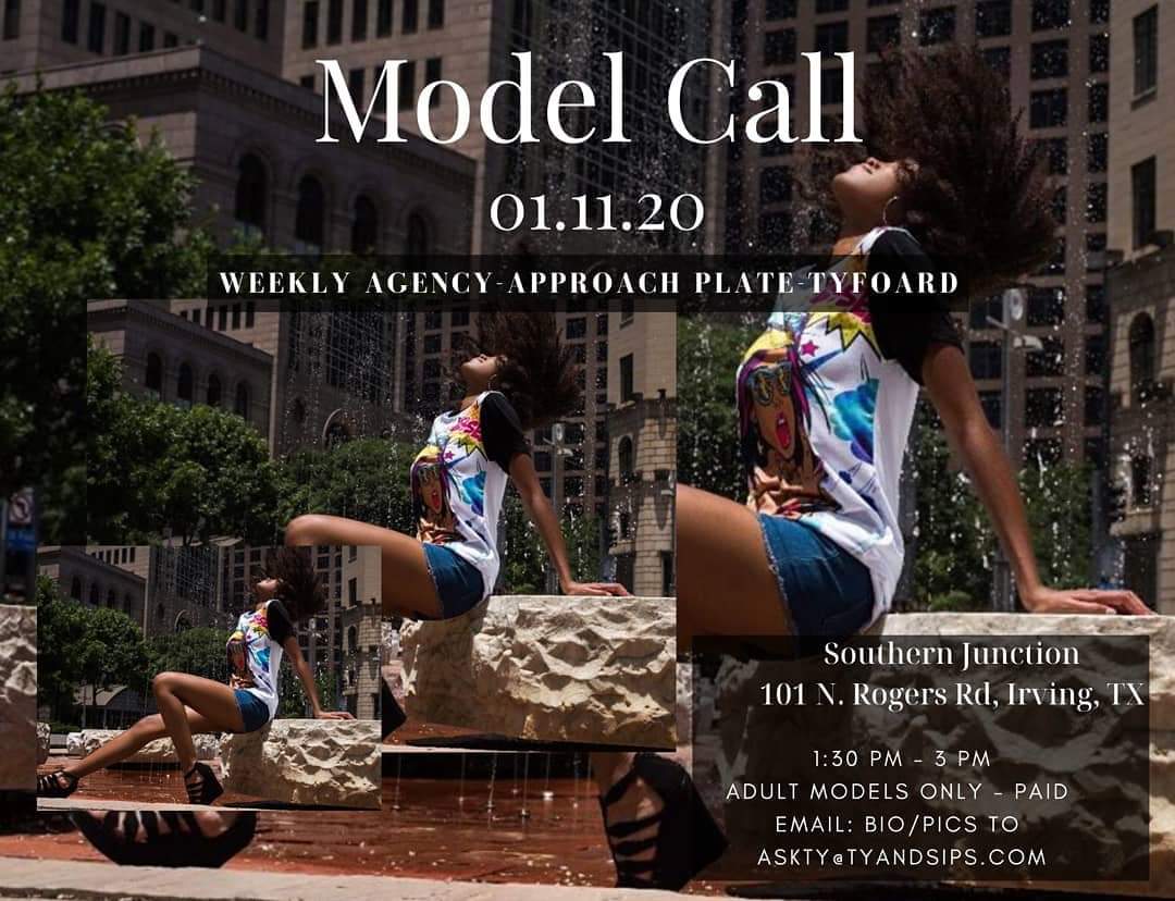 iamladyjaecelyn's tweet photo. ATTENTION #DFW #FtWorth and Surrounding Areas 

Saturday, January 11th ▪︎ 1:30pm - 3pm ▪︎ Southern Junction Irving ▪︎ 101 N. Rogers Blvd. Irving, TX 

See Flyer For Information 

#WhoIsTyFoard #THEARTOFHE #Model #ModelCasting #IAMHE #ModelCall https://t.co/OiPfKllOWj