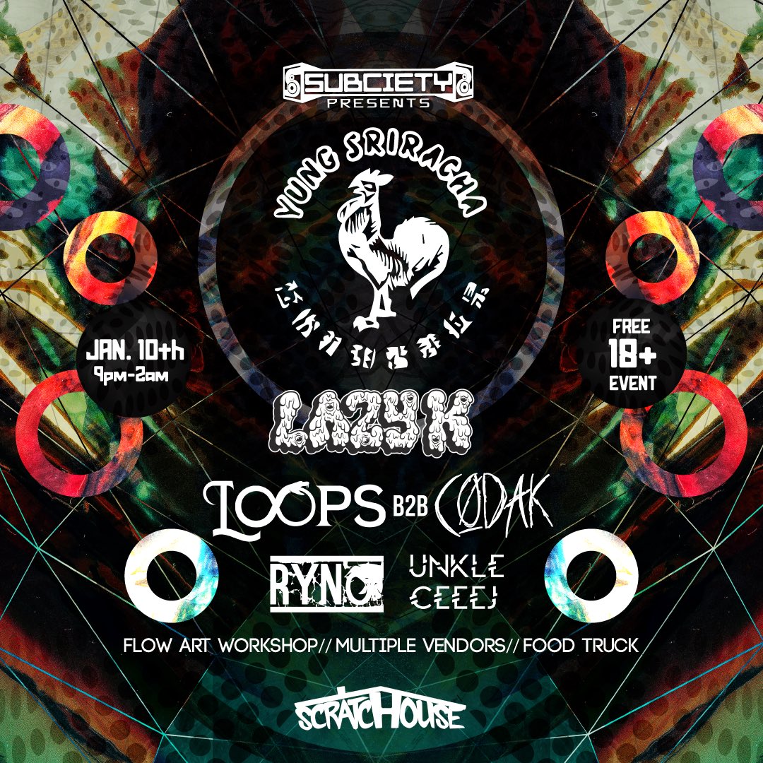 codaktx's tweet photo. Come through for another fire @loopswest b2b cødak set and the best gyros of your life at @scratchouseatx @TheSubciety
❗️❗️❗️❗️❗️❗️❗️❗️❗️❗️❗️❗️
#texasedm #austinedm #bassmusic #dance #edm #happynewyear #spicy #foodtruck #greekfood #tzatzikisauce https://t.co/ee6SVQOLji