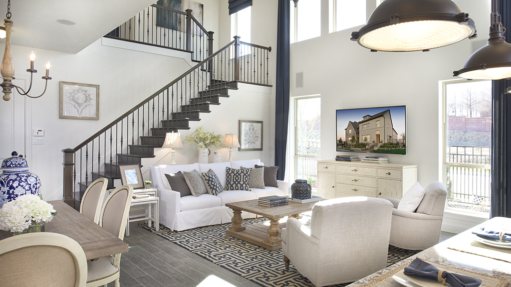 It's all in the #details. Learn more about the beautiful three and four-bedroom #homes at The Terraces at Las Colinas in #IrvingTexas here: fal.cn/35R4k #IrvingTX #DallasHomes #DallasRealEstate #InteriorDesign #TexasRealEstate