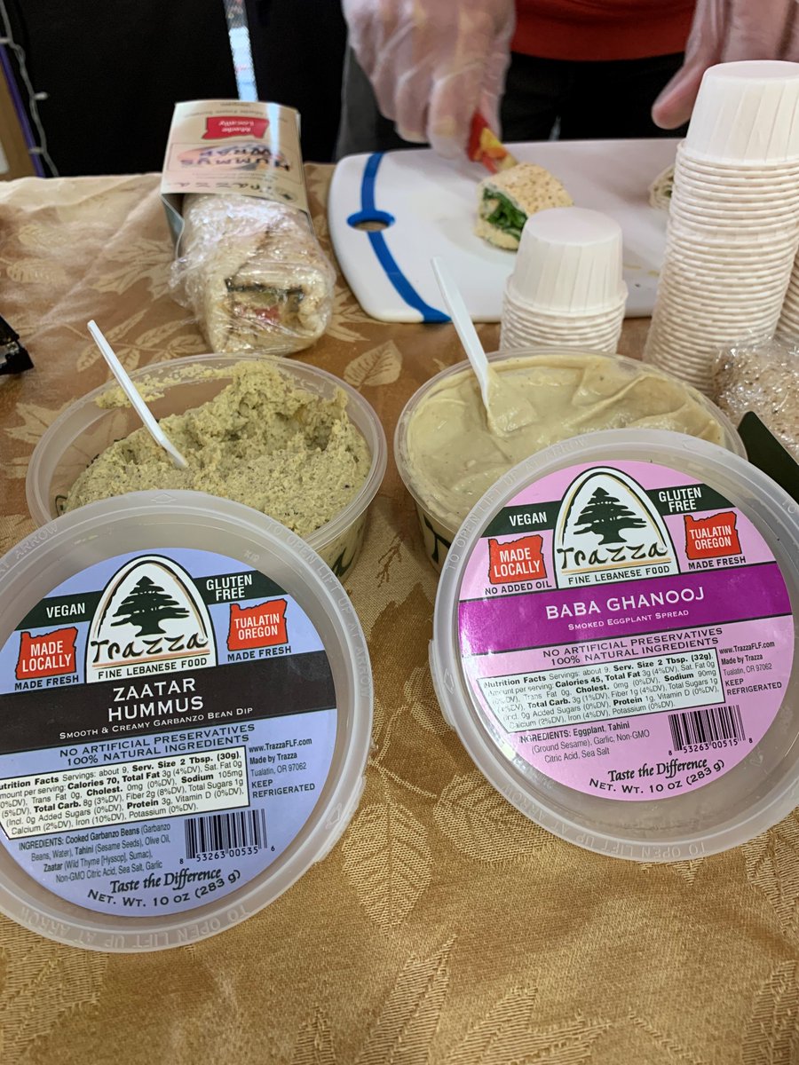TrazzaFLF's tweet photo. We pride ourselves on our wide variety of flavors while maintaining authenticity to our Lebanese roots. Thatโs why we are sampling our products at community grocery stores all the time. Upcoming demos: https://t.co/ogSNjwgobh #healthy #delicious #lebanesefood #nongmo #trazza https://t.co/Ip0Ikr6ZOX