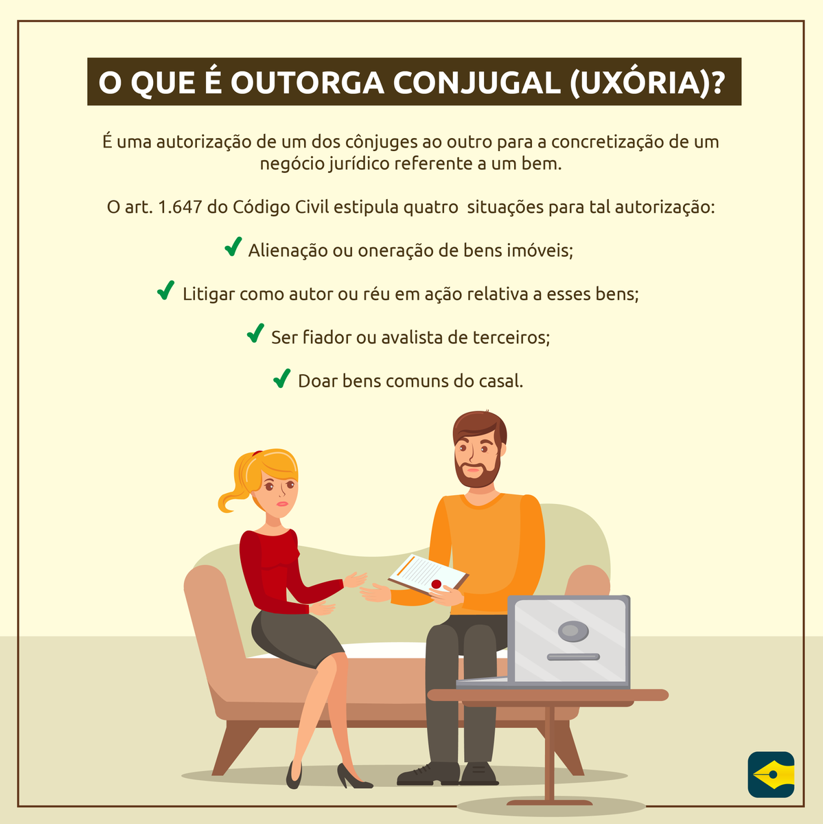 CNBSP_oficial's tweet photo. #CNBSPEXPLICA

O que é outorga conjugal (uxória)? 

Para saber mais sobre atos notariais acesse https://t.co/i6lI0Mx3xb.

#CNBSP #OUTORGA #CARTORIO #CASAL #NOTARIO #TABELIAO #DIREITO https://t.co/EQAR3H93ES