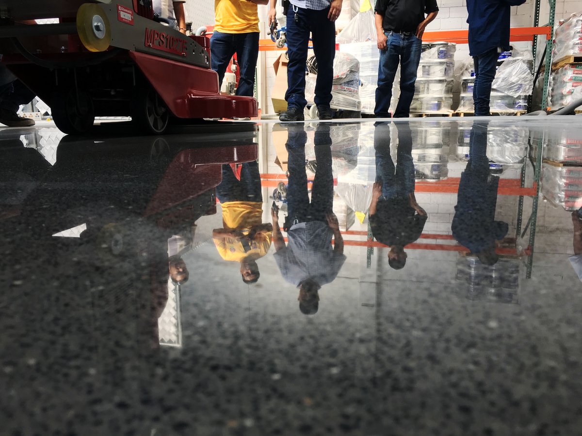 Diamatic1's tweet photo. Reflecting on this past year! 
Another one of our flooring successes! 

#floorprep #diamatic #diamaticusa #concrete #flooring #polishedconcrete #polishedfloors https://t.co/30Y5Cu8Qzl