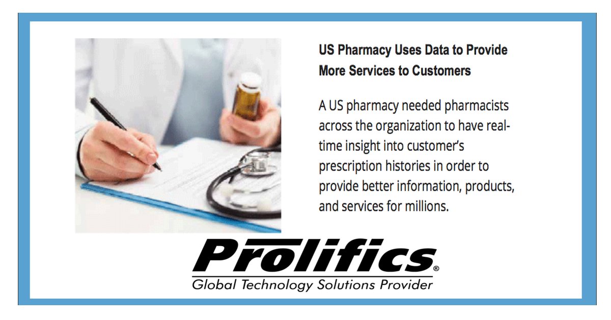 Prolifics_IMA's tweet photo. Prolifics created a first of its kind Enterprise Service Layer (ESL) for one of the largest retail pharmacy chains in the US. https://t.co/bUUxBSbj1B https://t.co/dUFbByNzd3