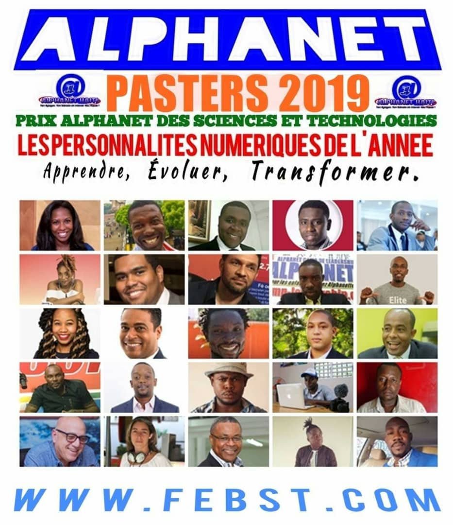 Febstmagazine's tweet photo. 🎖#PASTEPRIZE
Après un long travail de Febst Magazine avec le support d'Alphanet Technology Club, les 25 personnalités numériques de l'année 2019 selon le classement de Febst sont enfin connues:
#FEBST
#FEBSTMAGAZINE
#PASTERS
#PASTEPRIZE2019
#HAITI
#PASTERS2019 https://t.co/ULK9pFW5v9