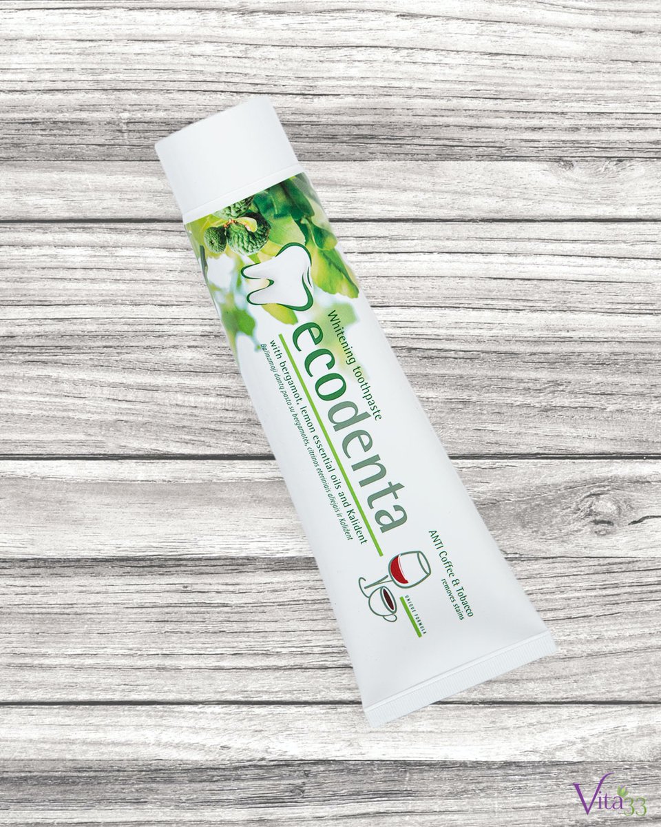 ¿Conoces esta pasta de dientes de Ecodenta? Está formulada con bergamota, aceites de limón y Kalident para ayudar a los bebedores de café, té, vino tinto y fumadores a mantener el esmalte en perfectas condiciones

❗Cupón: ECODENTA
📌vita33.com/ecodenta-pasta…