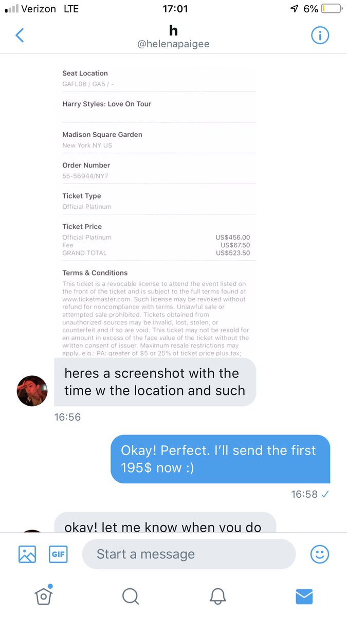 everhsinceny's tweet photo. hey everyone, just lost 195$ trying to buy a harry msg ticket. I am beyond devastated and so mad that i let myself be this naive. I am just warning everyone to not buy from twitter and lose hard earned money 🥺🥺 i got caught up in wanting to see @Harry_Styles https://t.co/K7HJVMsrjN