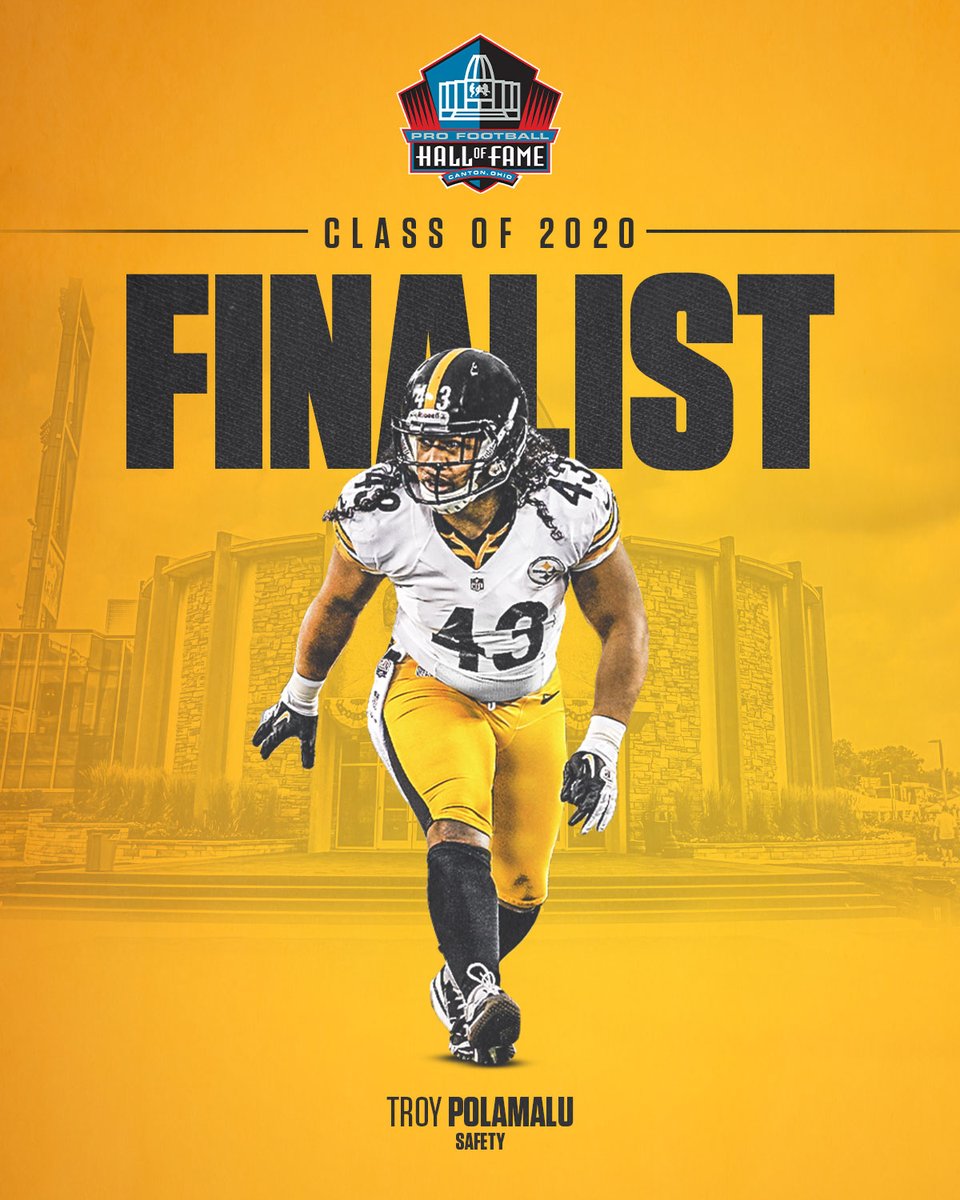 Pittsburgh Steelers On Twitter S Troy Polamalu Has Been Selected As A Pfhof20 Finalist