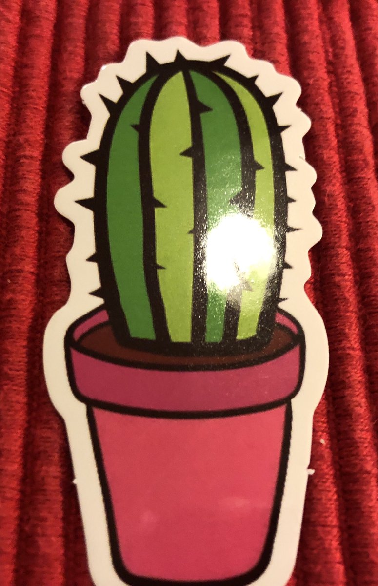 aforsyth03's tweet photo. ⁦@jimmy9⁩ ⁦@gregjames⁩ ⁦@felixwhite⁩ I’m not to be trusted with keeping plants alive so I’m only allowed a cactus in the form of sticker but #bitspikeythat https://t.co/IXlTIXiOx2