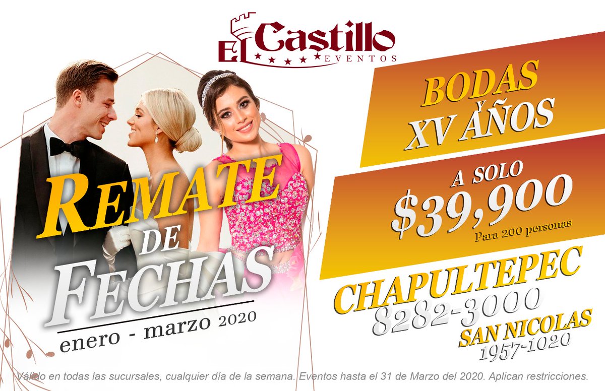 ElCastilloMX's tweet photo. Atención clientes y amigos  

❗Aprovecha esta Súper Promoción❗

Chapultepec - 8282 3000
San Nicolas - 1957 1020 https://t.co/VAKkyegmOH