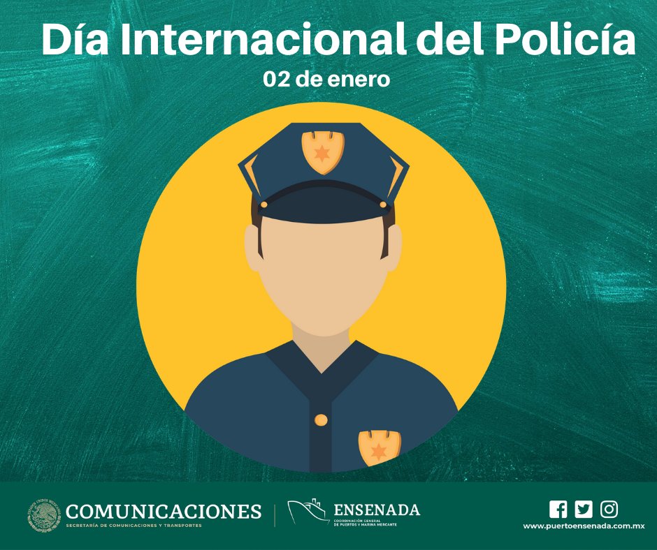 portofensenada's tweet photo. La Administración Portuaria Integral de Ensenada, reconoce a los hombres y mujeres que pertenecen a la policía por su trabajo y esfuerzo que realizan para brindar seguridad a la ciudadanía.
#DíaInternacionalDelPolicía #APIEnsenada 🚨🚔 https://t.co/i5bYRfMv1w