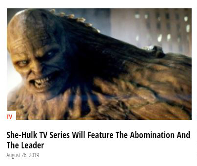 They say that both Abomination AND Leader will appear on the show. Which is kinda pushing it, but hey, the show does need villains, but, man. That's potentially four characters that will rely heavily on CGI.Oh? You think that's it?