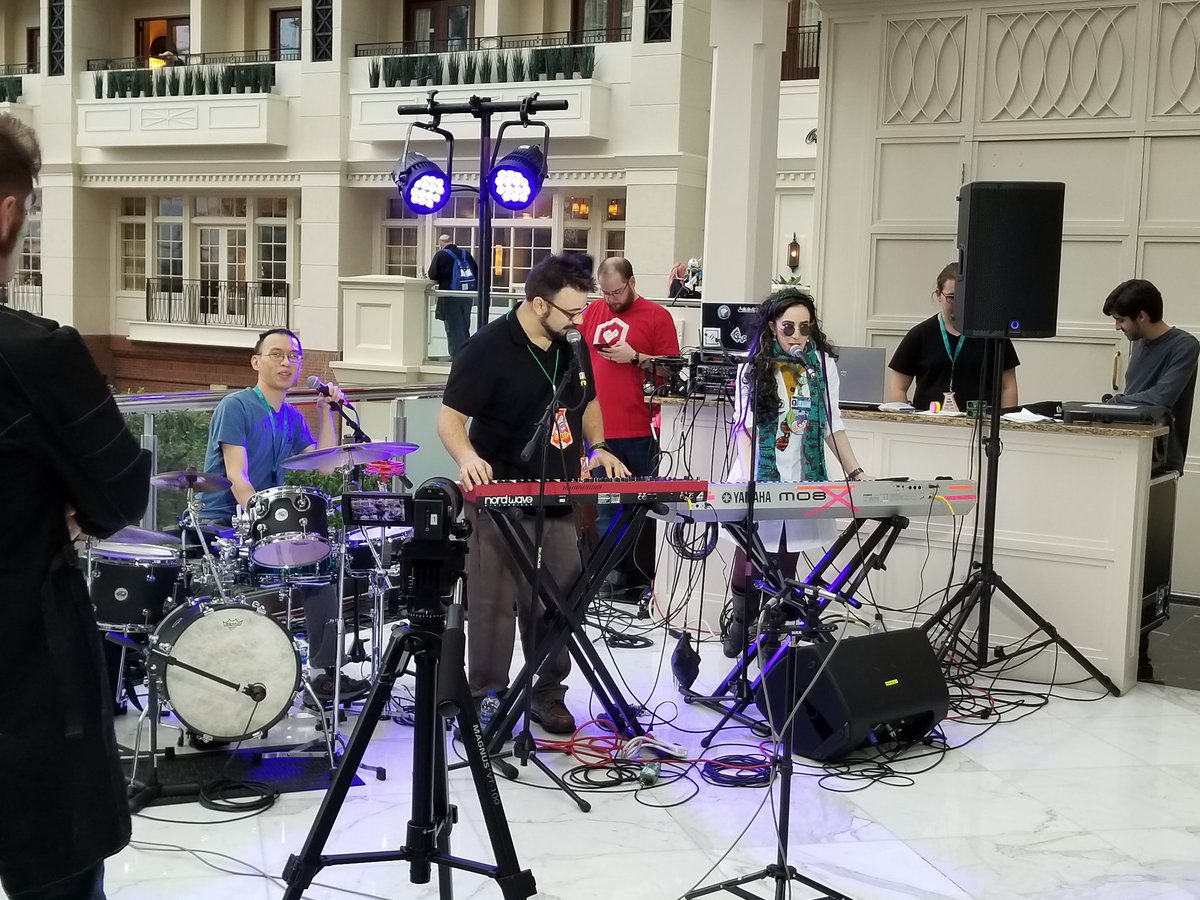 MarioPartyKing's tweet photo. Alright!! Time to catch my first performance at #Magfest. Let's see what #DKAdventures is all about. #videogamemusic #vgm https://t.co/1608FYW2Sh
