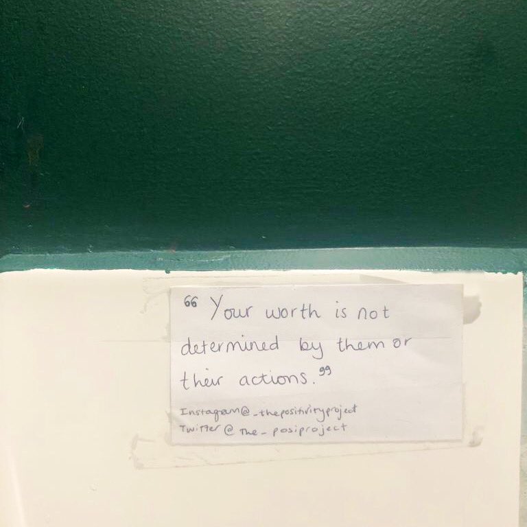 the_posiproject's tweet photo. “Your worth is not determined by them or their actions.” https://t.co/oZu4r5YL90