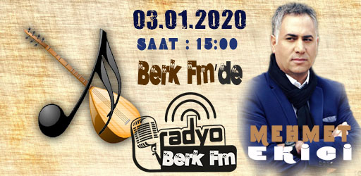 berkfm.com
Yarın Saat :15 :00 'te berk fm' de bekliyoruz....

#yöremiz #türküler #türkü #berkfm <a href="/anlamliasksozu/">En Güzel Aşk Sözleri</a> @TwitterMusic  <a href="/canlifmradyolar/">Canlı Fm Radyolar</a> @kaybolan_canlar