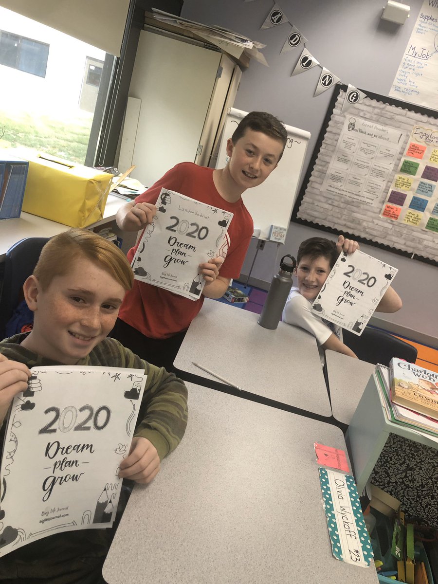 VickiGeorgeson1's tweet photo. Setting SMART goals, creating vision boards, opening our minds, and doing some yoga... that’s how 5I&amp;5J started the New Year! Let’s hold US accountable for our goals... time for ACTION @INT_PRINCIPAL @madabhaven @mary_ruiz_blais https://t.co/RLUICMceV8