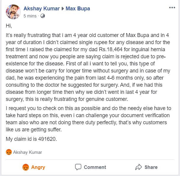 itsMeTheASR's tweet image. This is financial harassment and not delivering of the promised services even after paying the required premiums timely from last 4 years. Please do the needful ASAP. #Maxbupa #badserviceexperience #aajtak @AshishMehrotra_