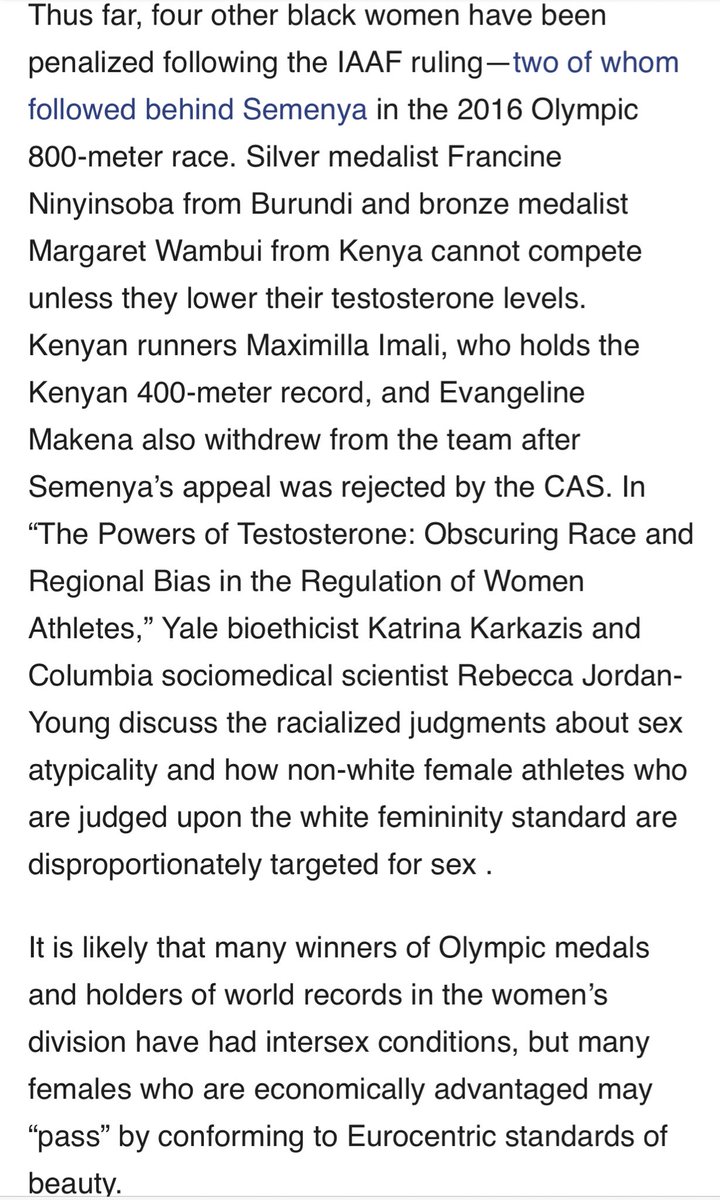 HaleyVideckis's tweet photo. As a pansexual advocate for the inclusion of intersex athletes in sports, it’s disappointing to see how quickly other advocates fracture our movement for all LGBTQIA+ athletes. If you really want CHANGE, invest your energy wisely, or we will never see it in this lifetime.👇🏼@RaeUK https://t.co/AcE5PBw241