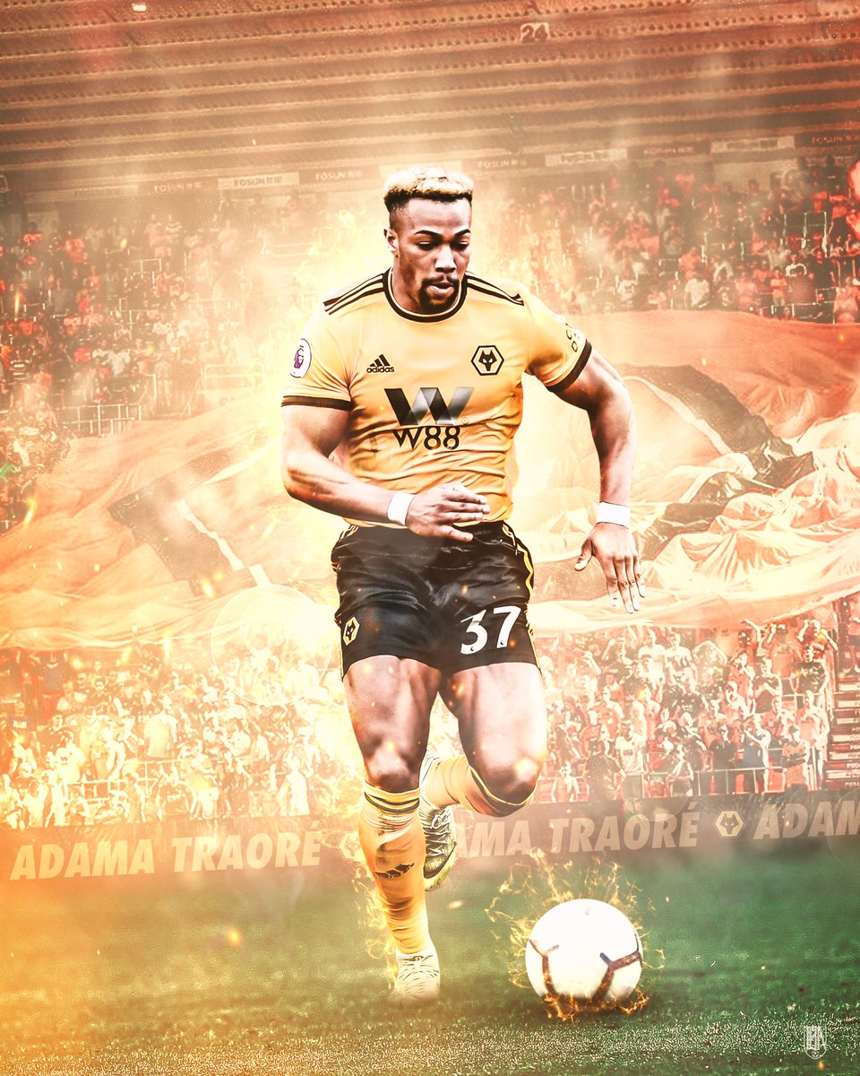 AdriBelet's tweet photo. Who can stop this BEAST 🐺 ADAMA TRAORÉ 🔥 #TheBalrArt #adama #traore #traoré #adamatraore #adamatraoré #onfireteam #onfire #lit #wolves #wolvesfc #wolverhamptonwanderers #wolverhampton #bpl #premierleague #barclayspremierleague #englishpremierleague #footballedits #footballedit https://t.co/C7PQkhqKwS