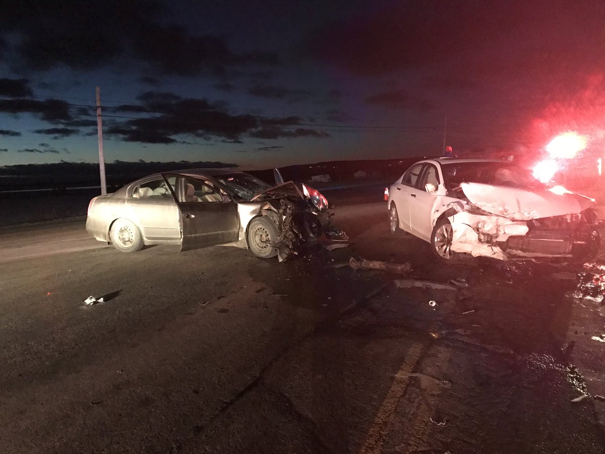 Collision at intersection of Rte. 3 &amp; Rte. 1, reduce speed for RCMP, FIRE and EMS. The road is open to one lane traffic...CST. Duggan