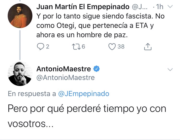JovenEuropeo's tweet photo. Quizá con un ibuprofeno cada ocho horas y durante tres días puedes llegar a recuperarte de esta @AntonioMaestre https://t.co/Ah6Wx4uHBo