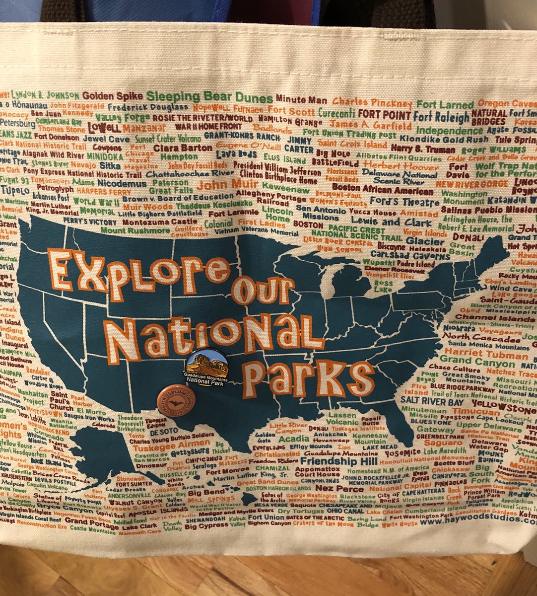 mamanobles's tweet photo. New bag! #NationalParks #supporttheparks #ecofriendly https://t.co/n2WANLMEXy