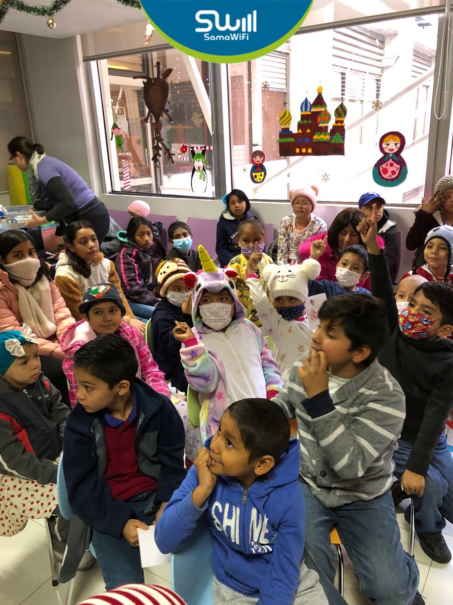SAMAWIFI's tweet photo. Estamos muy contentos porque el día de hoy junto con 
@FundacionMark compartimos nuestra alegría con los pequeños🎉😍 Muchas gracias a todos los que nos apoyaron en esta causa. https://t.co/JJehtvEwnv