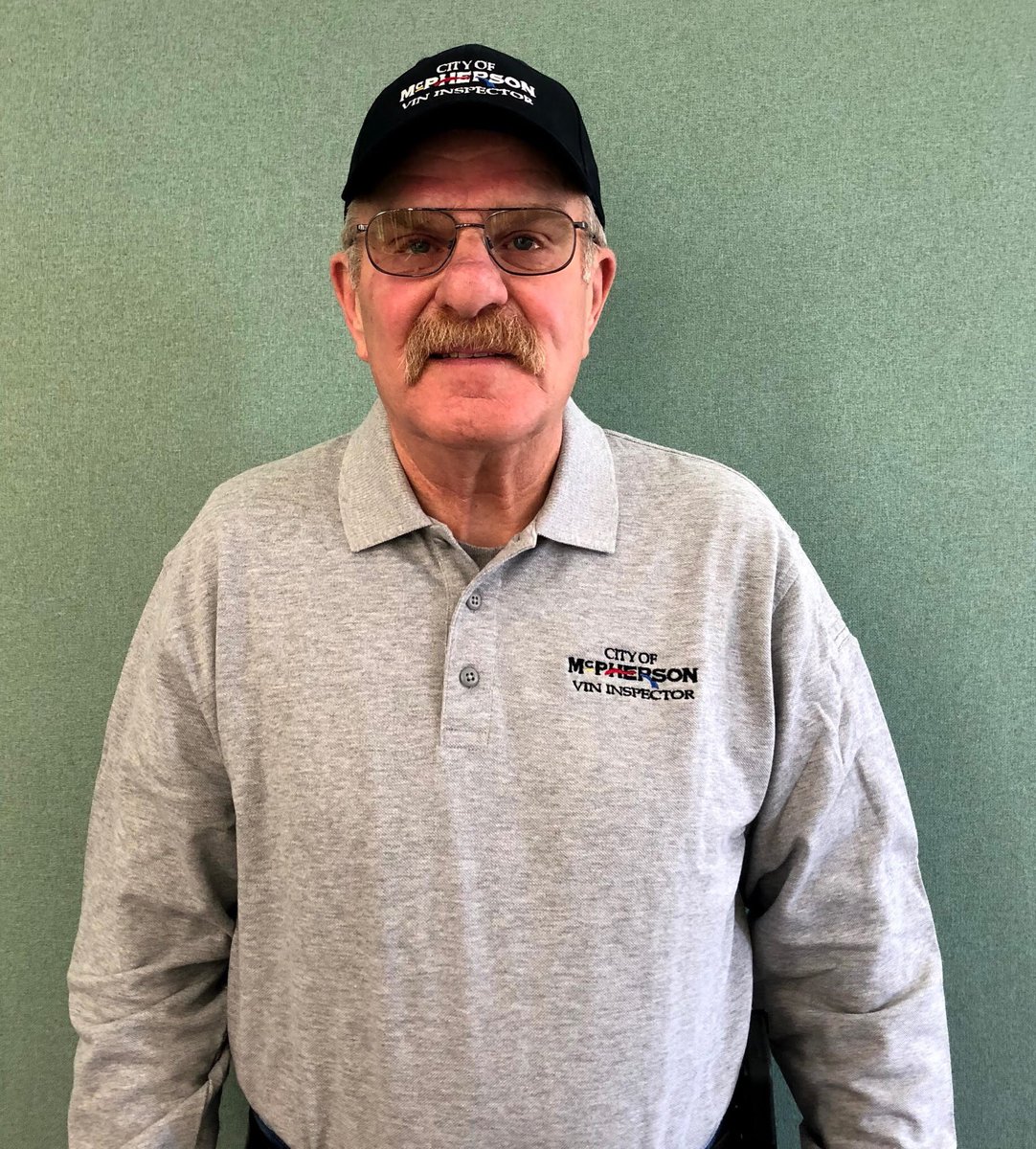 McPhersonPD's tweet photo. New VIN Inspector
On December 16, 2019, Joe Hoffman began working as a Motor Vehicle/VIN Inspector for the City of McPherson. Joe previously served in law enforcement for 40 years, with the McPherson County Sheriff’s Office. ~ Congratulations Joe Hoffman! #macVIN #inspection https://t.co/tCaUN2BX1M