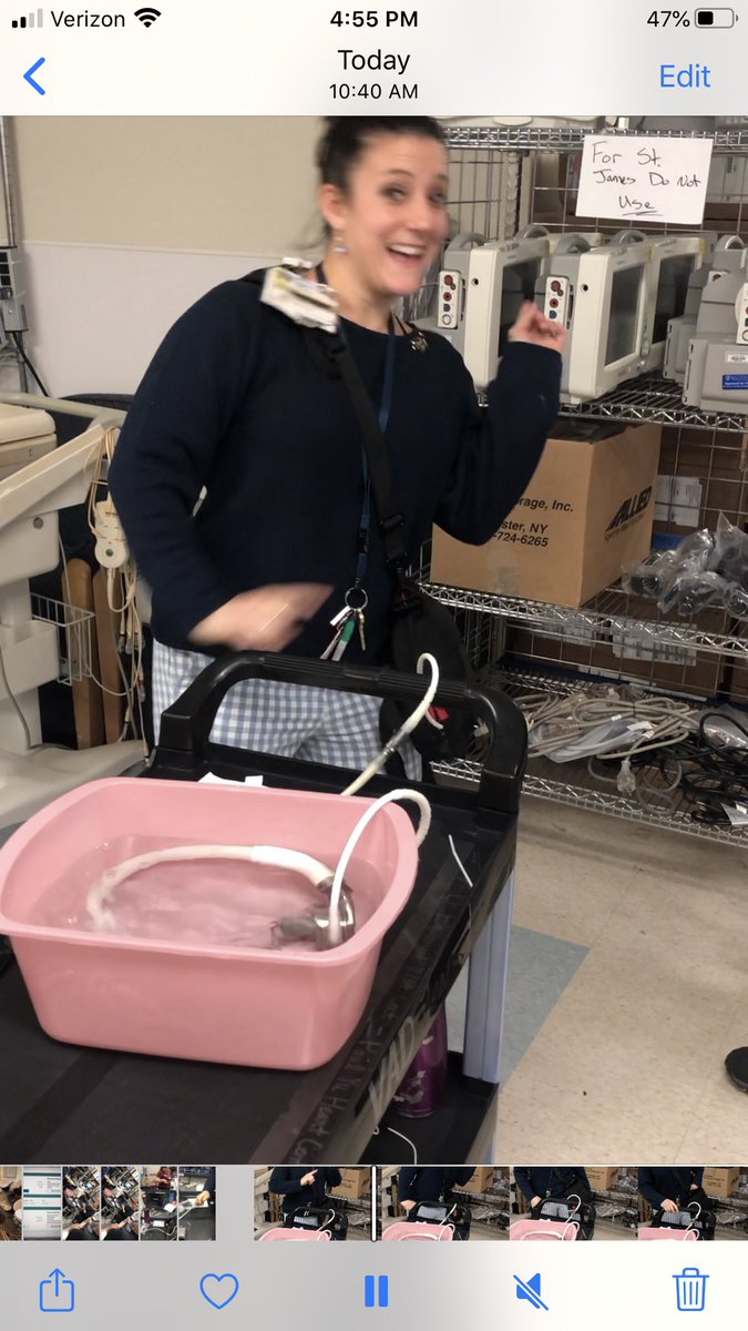 URMed_AHF's tweet photo. #vad day FUNday @UR_Med today. #vadcoordinators #Clinicalengineers learning how to utilize acoustic transmitters/receivers with #hm3. #roc #lvad https://t.co/1xqSIsaJCR