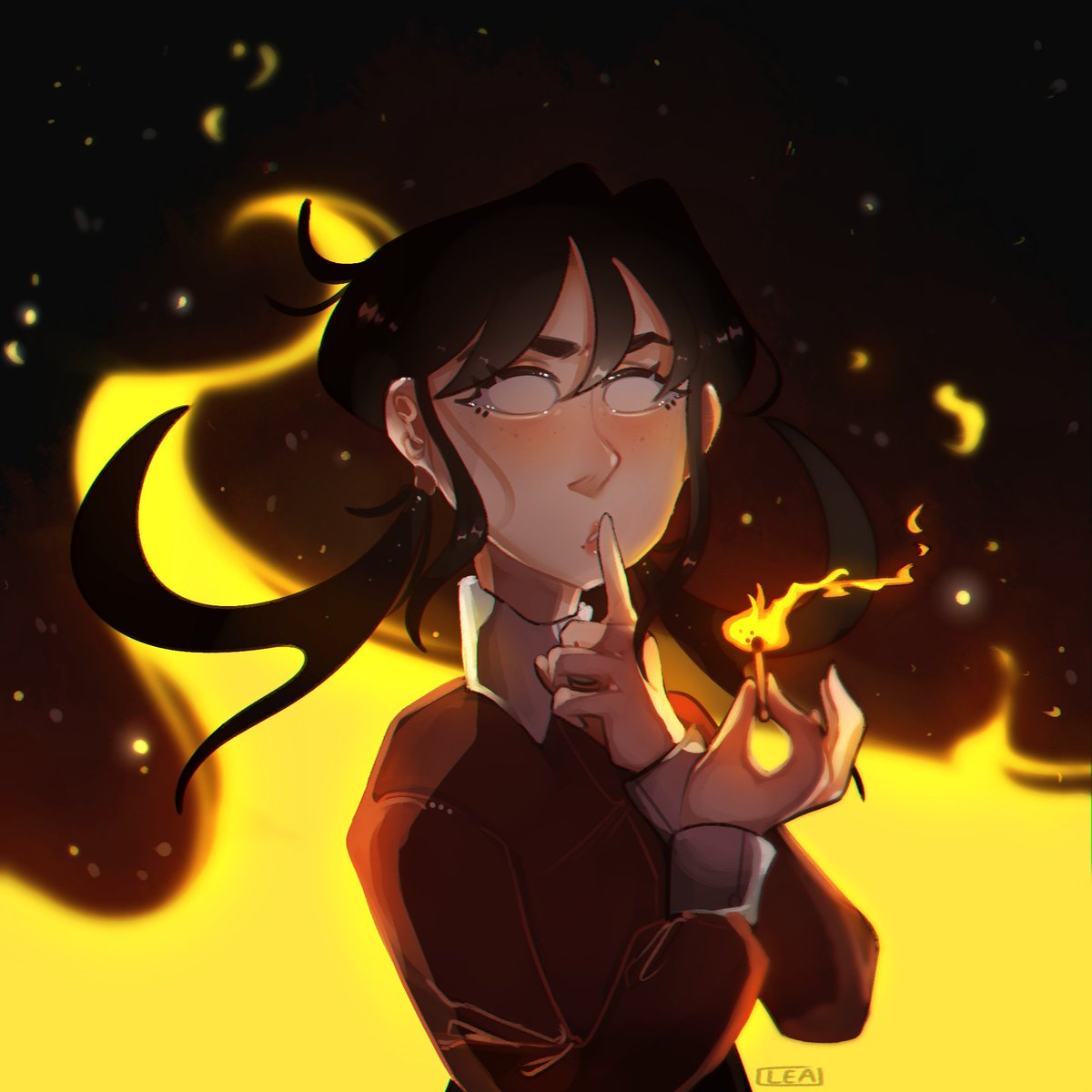 shadowtime_'s tweet image. to start off 2020 here's a willow portrait im still proud of :&amp;gt; #DontStarve