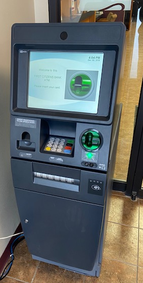 MyFCBank's tweet image. Woo hoo! First Citizens Bank in Kanawha now has a 24 hour ATM located inside the doors in the vestibule! Stop by and grab cash when you're driving through Kanawha. Plus, it's Privileged Status so no fees for non-customers whose bank is a member! #NewATM #NeedCash #Exciting