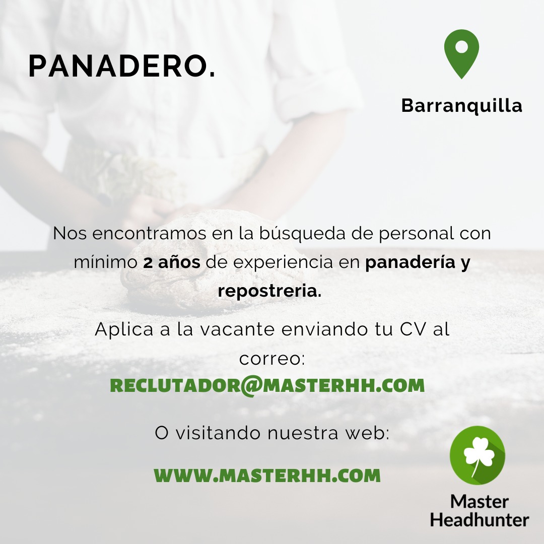 masterheadhunt1's tweet photo. Nos encontramos en la búsqueda  de personas idóneas para cargo: https://t.co/SkMmGlJfmm