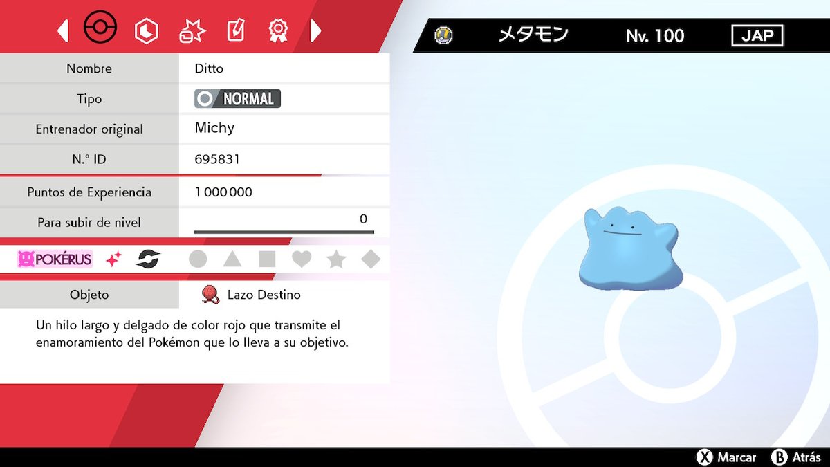 wajeeevgc's tweet photo. Sorteo Ditto Japomes 6 ivs nat serena shiny

El sub Manuel o también comocido cómo Angelouz me lo ha dado para que os lo sorte y ahí va

Plazo: hasta domingo 5

Requisitos🔥
- Dar RT al tweet
- nombrar a un amigo

Mucha suerte https://t.co/gsFn5DUYof