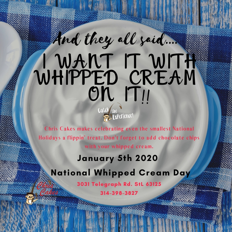 ChrisCakesSTL's tweet photo. As if pancakes weren't good enough, now you're going to pile them high with whipped cream....  mmmm...  It's really the only way to celebrate National Whipped Cream Day!  #drooling #catchtheexperience #whippedcream #yum #pancakes #chriscakesstl https://t.co/Pn3tf1dgPJ
