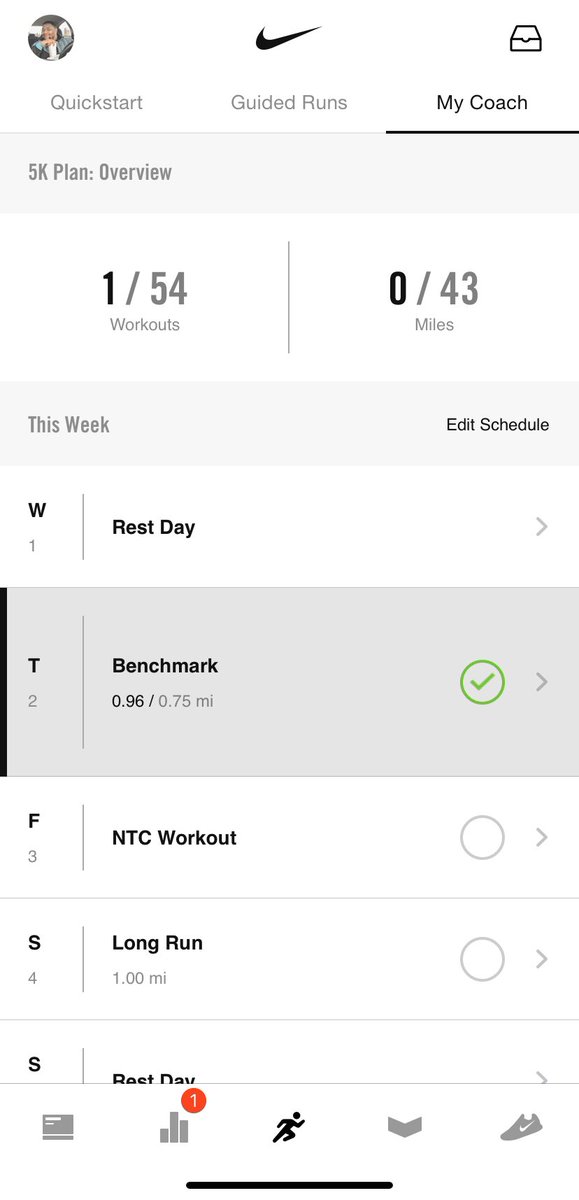 saintorochimaru's tweet image. So I started this today. It’s hard to find time to exercise with my work schedule. Anyway so I decided decided to drive this weight loss shit into overdrive. I’m training for the All State 5k this April. Today was ass tbh. But need a goal line.  #benchmarkrun #nikerunclub