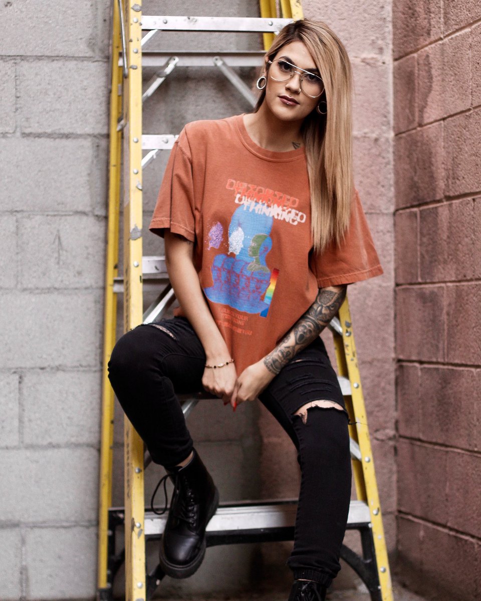 iamstillmovin's tweet image. @DistortedThink “Intentions” Tee In Burnt Orange Available Now In-Store + iamstillmovin.com #DistortedThinking #StillMovin