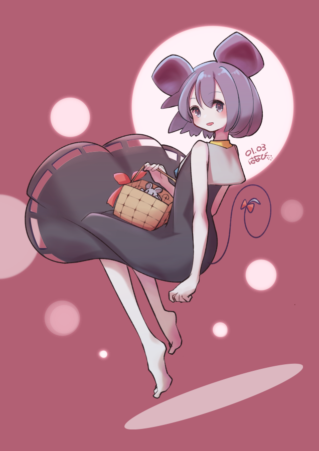 ナズーリン 「ナズーリンさん。配信で塗りました。 」|日渡はなび (Commissions Please wait!✨)のイラスト