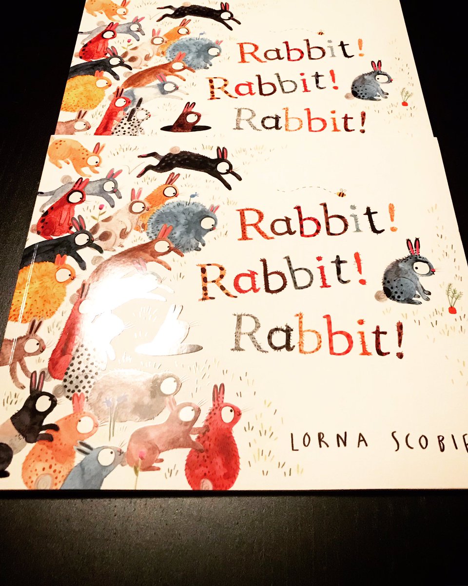 alsenas's tweet photo. TODAY is the day these *adorable* rabbits come out to party, at your bookseller of choice! @LornaScobie has multiplied the fun in her latest genius picture book. Go check it out - hop to it! #themorethemerrier #rabbitrabbitrabbit #toomanysiblings #foxfix https://t.co/VRMEHqu1HX