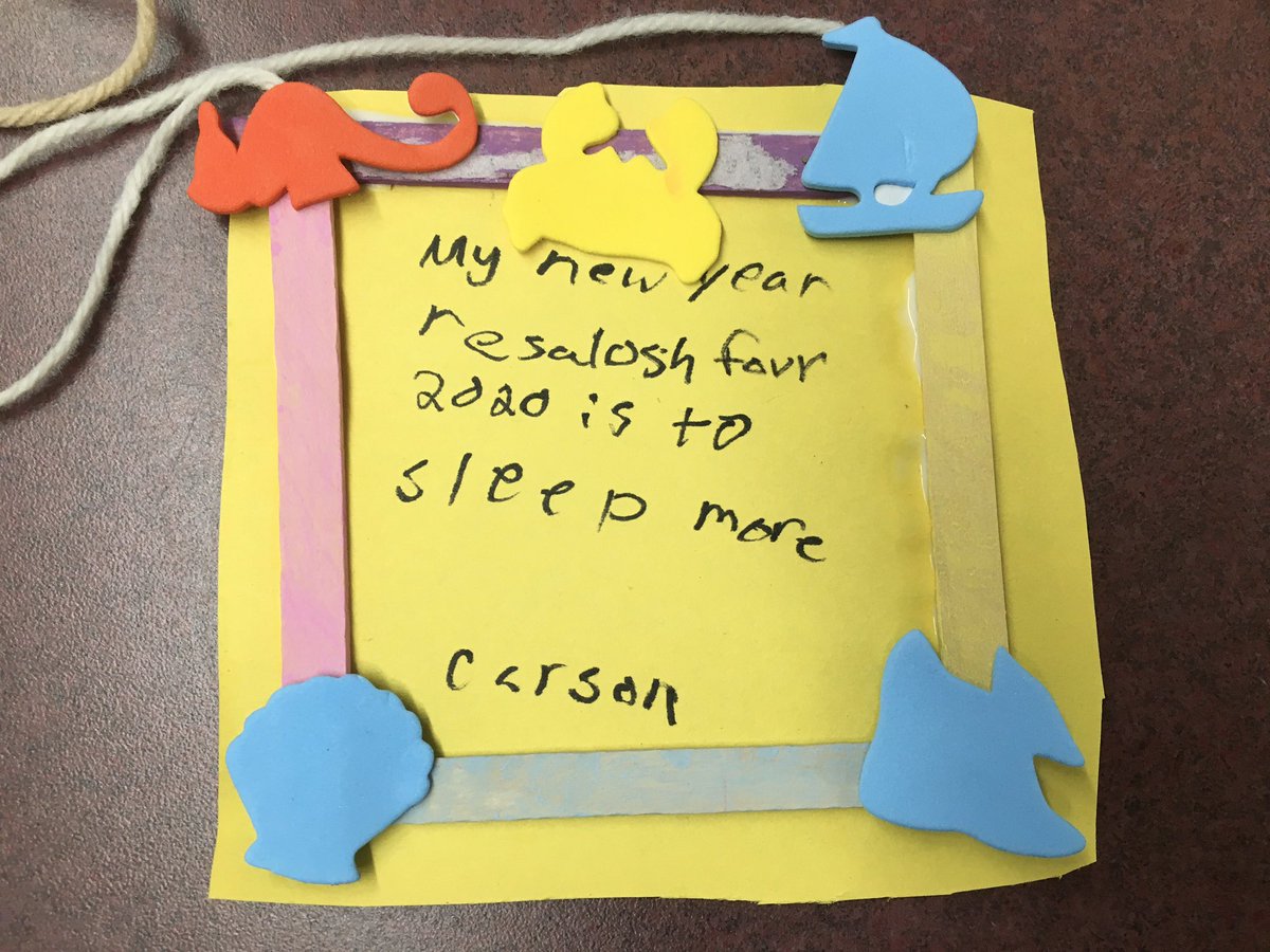 Greenfield_Rec's tweet photo. New Year’s Resolutions from GRASP @Super_GPS @MrToomeyGPS @nanput1 https://t.co/G3cAXBii84