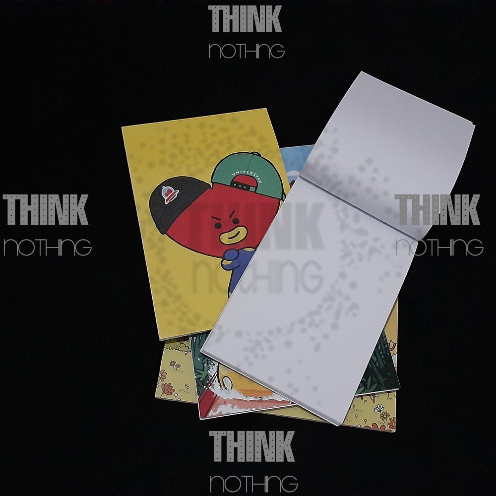 ThinkNothing_'s tweet photo. Blocknote BT21 series https://t.co/0NEqBXIIJH