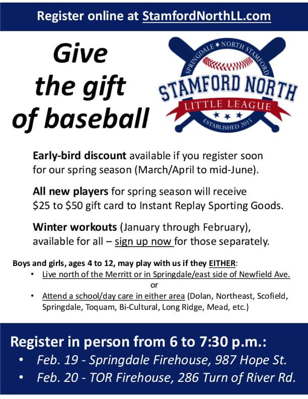 AndrewDavisctre's tweet photo. Baseball Winter Workouts starts Sunday 1/5/2020 for Majors and AAA players. Signup today.
Stamford North Little League. 
#havefun #makefriends #StamfordNorthll https://t.co/YV5TWpVlao
