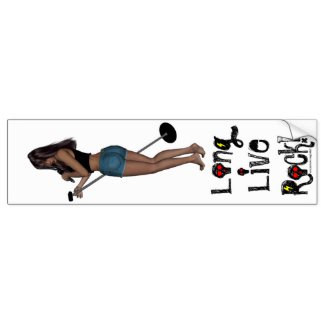 WildKidz_Unltd's tweet photo. AD: You weren't planning on just scrolling past this triumphant #Bumper #Sticker by LongLiveRock @ Zazzle without taking a closer look, were you? | #graphic #woman https://t.co/NcPpwRAllp https://t.co/BX2kN6z8pv