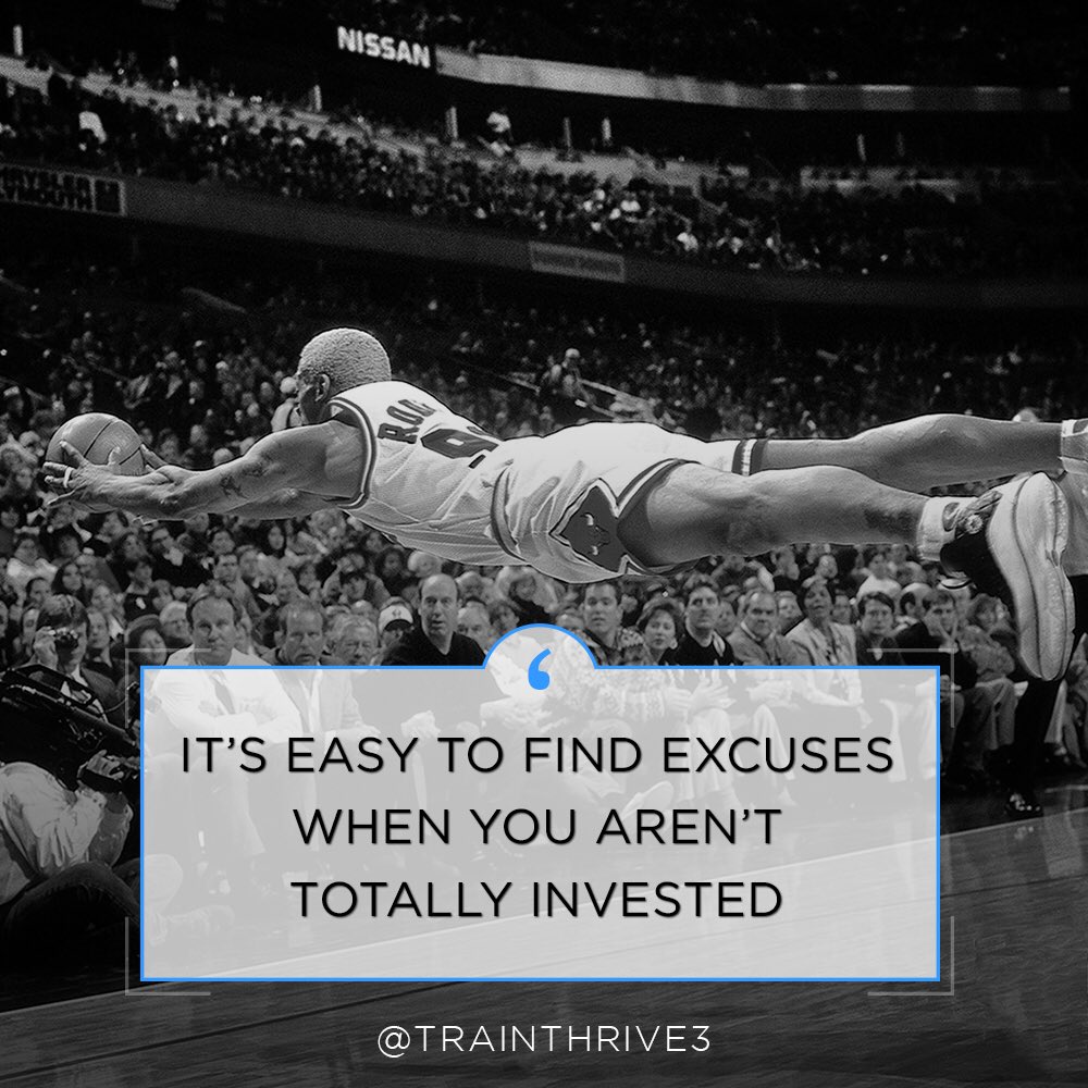 trainthrive3's tweet photo. It’s easy to make excuses when it’s not that important to you https://t.co/Cc0WgkLNOG