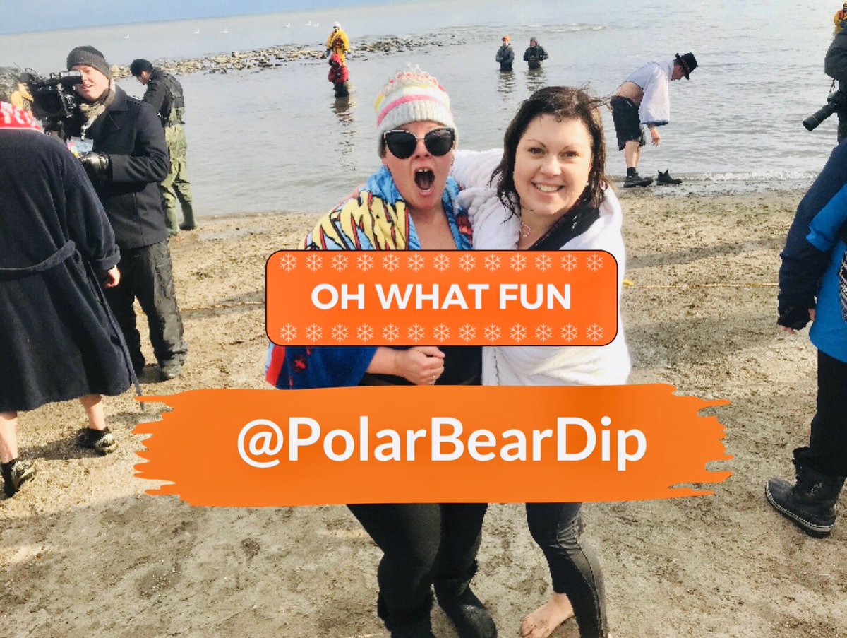 I brought in 2020 by doing the Polar Dip Challenge 🥶🥶🥶. Raised lots of money for clean water in Rwanda.  Totally worth it!!!  🙌 <a href="/PolarBearDip/">Courage Polar Bear Dip</a>