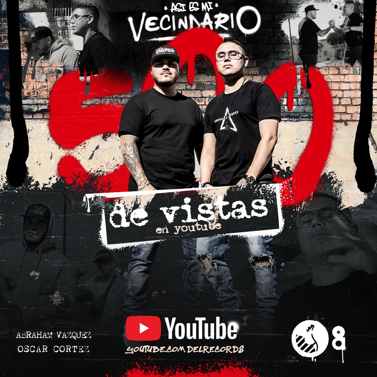 PromoArtiistas's tweet image. 🍾 Felicidades @OscarCortez_Oficial @AbrahVzqz !!
"Asi Es Mi Vecindario" 🎵🎥 Video Oficial se encuentra con MAS de 5️⃣0️⃣0️⃣K Reproducciones En YouTube! 🔴🔥

youtu.be/ytfI4oK-pio

#DELRecords #AbrahamVazquez #OscarCortez #AsiEsMiVecindario 🎶