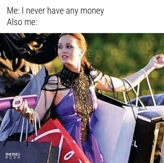 joinqatch's tweet image. My bank account: You literally spent all of your money shopping for clothes.
Me: Yeah but at least I didn't spend all of my time too.
You: *Signs up for Qatch immediately* 
#shopping